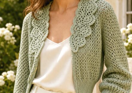 Crochet Lace Collar Bomber Shrug Ideas with Fit and Layering Guidance