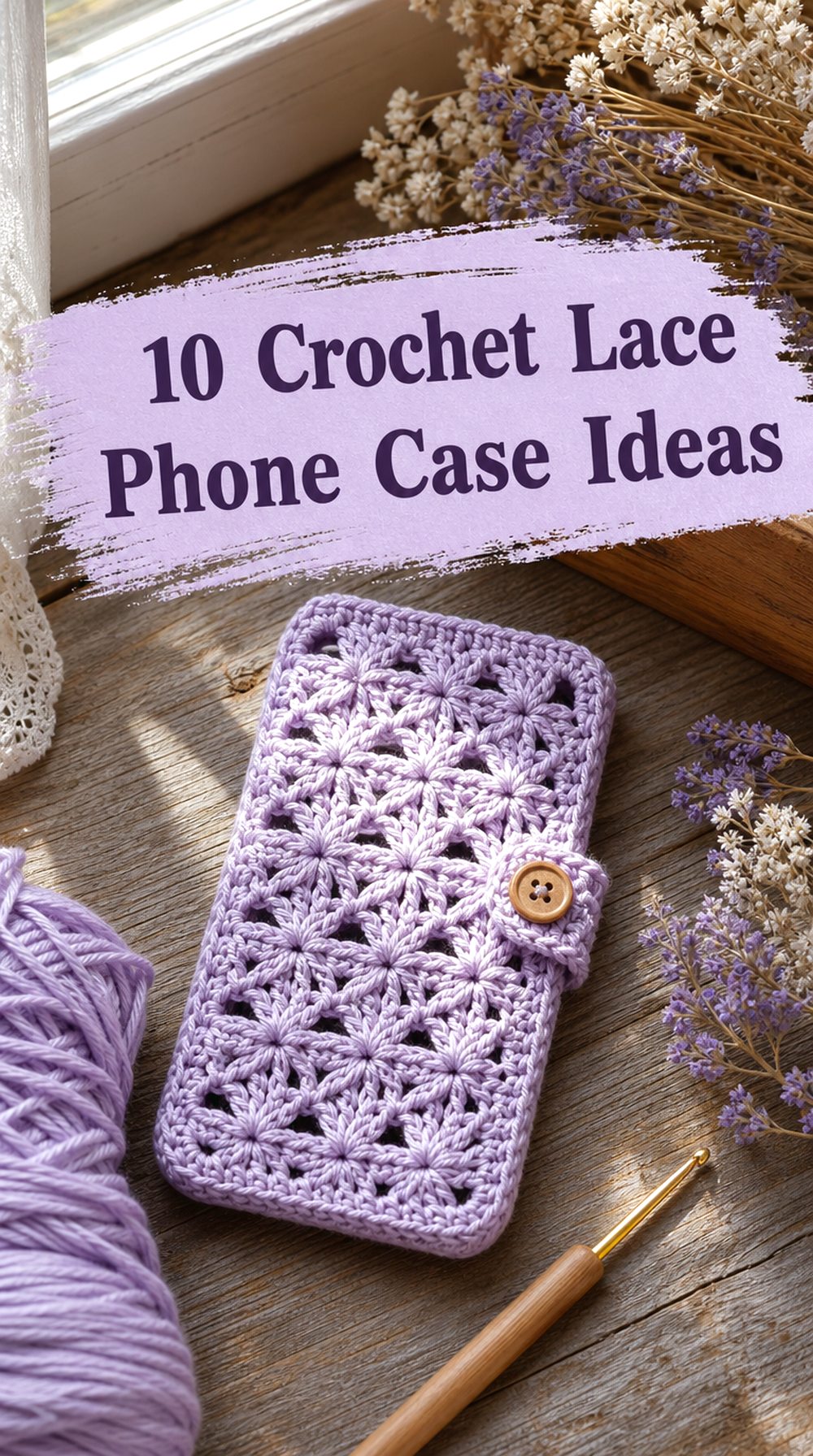 Crochet Lace Phone Case Ideas