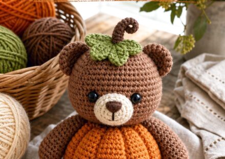 Crochet Pumpkin Spice Bear Amigurumi Ideas