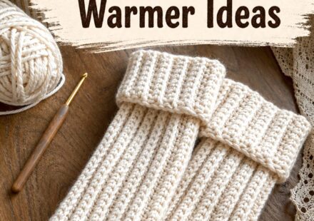 Crochet Ribbed Leg Warmer Ideas