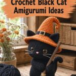 Halloween Crochet Black Cat Amigurumi Ideas