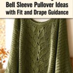 Crochet Falling Leaf Bell Sleeve Pullover Ideas with Fit and Drape Guidance