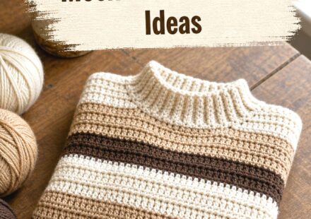 Crochet Chunky Mock Neck Sweater Ideas