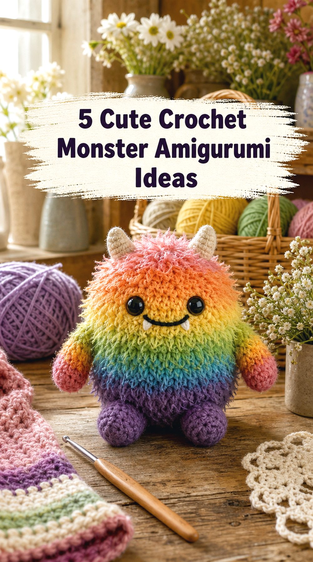 Cute Crochet Monster Amigurumi Ideas