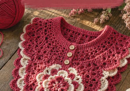 Crochet Layered Winter Collar Bib Ideas