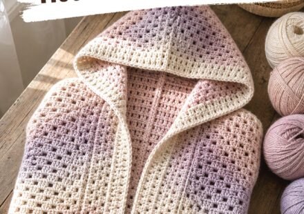 Crochet Hexagon Hooded Cardigan Ideas