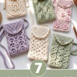 Crochet Lace Phone Pouch Ideas