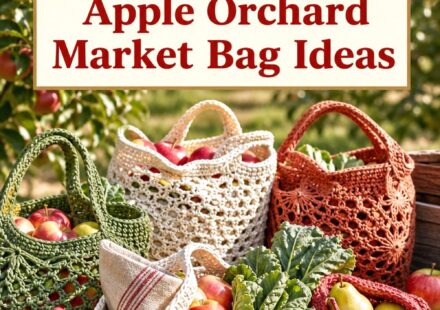 Crochet Apple Orchard Market Bag Ideas