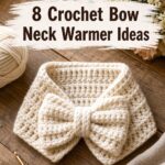 Crochet Bow Neck Warmer Ideas