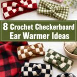 Crochet Checkerboard Ear Warmer Ideas