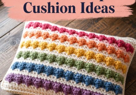 Crochet Circus Stripe Cushion Ideas