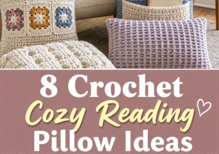 Crochet Cozy Reading Pillow Ideas