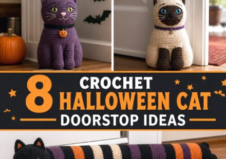 Crochet Halloween Cat Doorstop Ideas