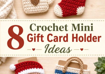 Crochet Mini Gift Card Holder Ideas