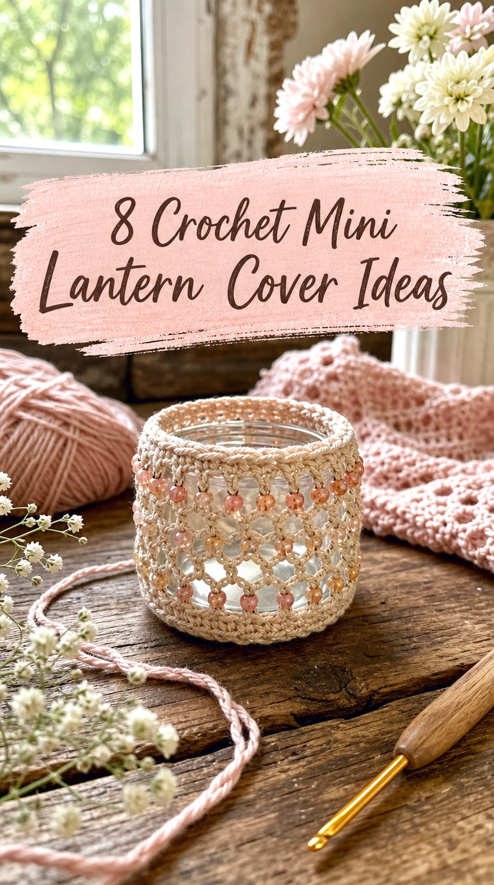 Crochet Mini Lantern Cover Ideas