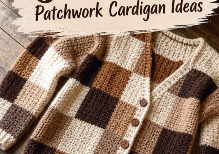 Crochet Mocha Patchwork Cardigan Ideas