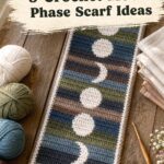 Crochet Moon Phase Scarf Ideas