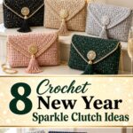 Crochet New Year Sparkle Clutch Ideas