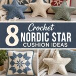 Crochet Nordic Star Cushion Ideas