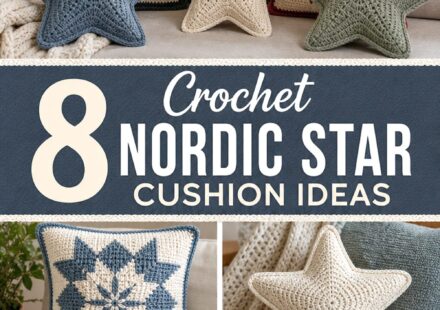 Crochet Nordic Star Cushion Ideas