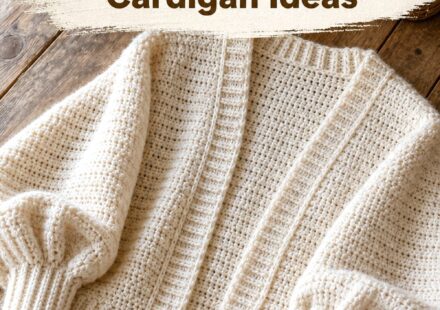 Crochet Oversized Balloon Sleeve Cardigan Ideas