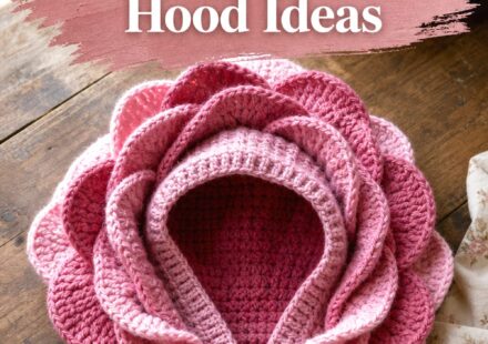 Crochet Oversized Flower Hood Ideas