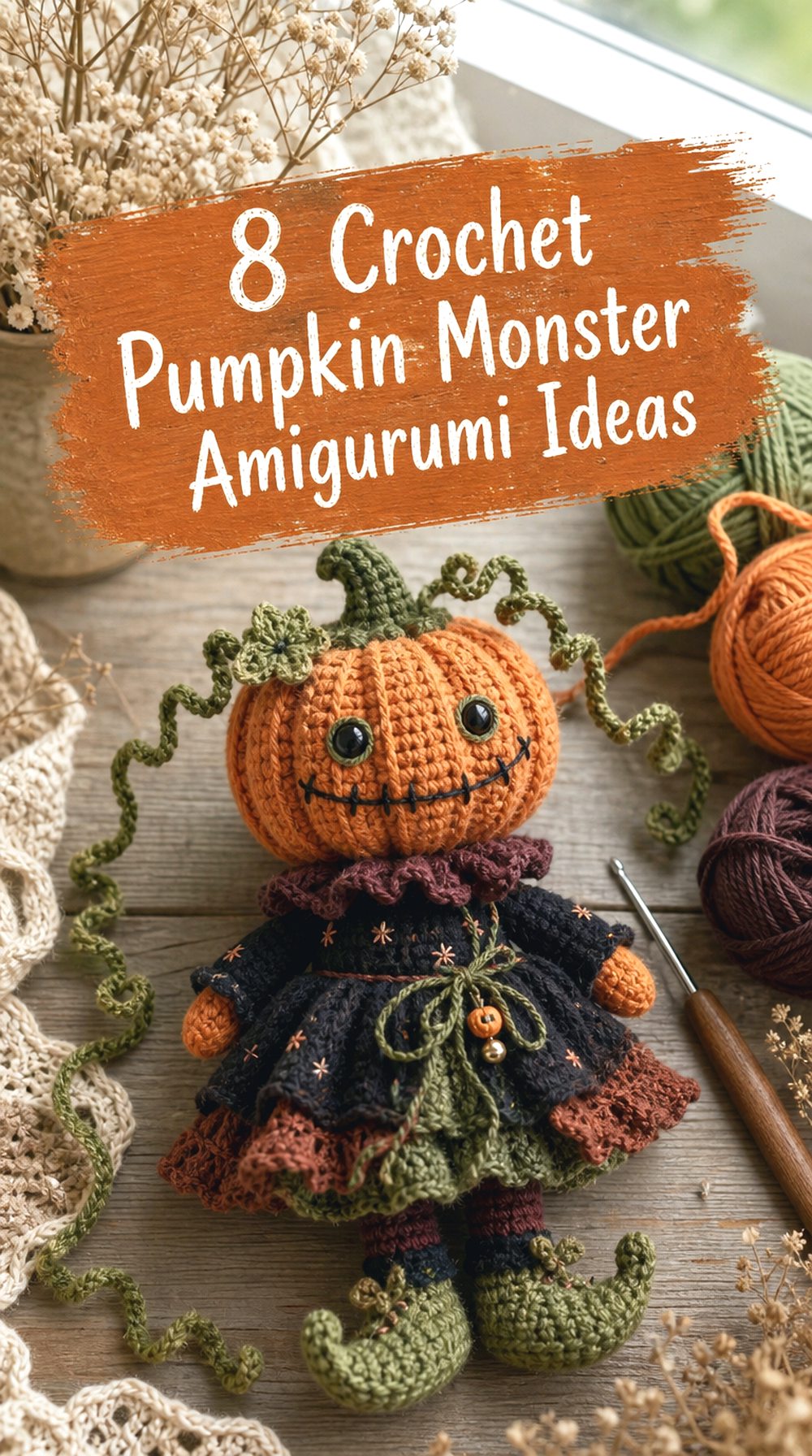 Crochet Pumpkin Monster Amigurumi Ideas
