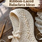 Crochet Ribbon Laced Balaclava Ideas
