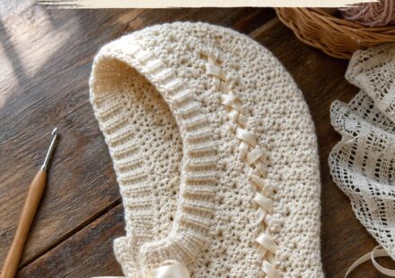 Crochet Ribbon Laced Balaclava Ideas