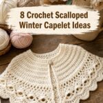 Crochet Scalloped Winter Capelet Ideas