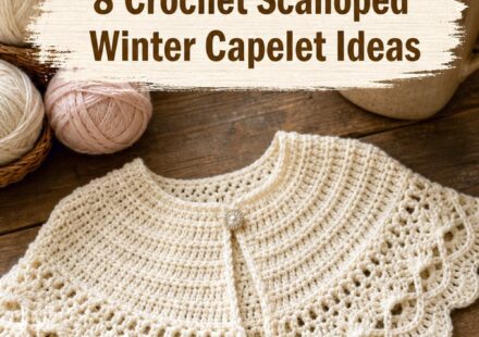 Crochet Scalloped Winter Capelet Ideas