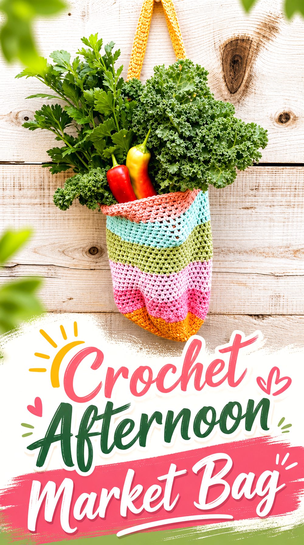 Crochet Afternoon Market Bag