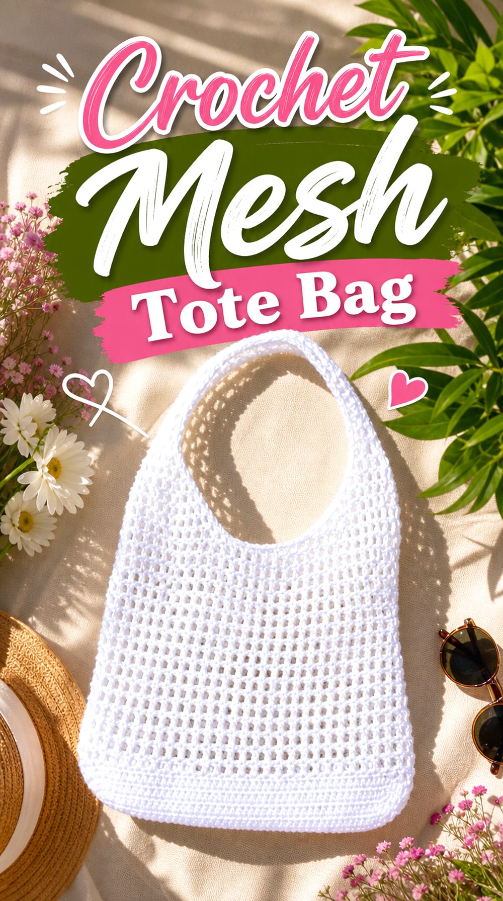 Crochet Mesh Tote Bag