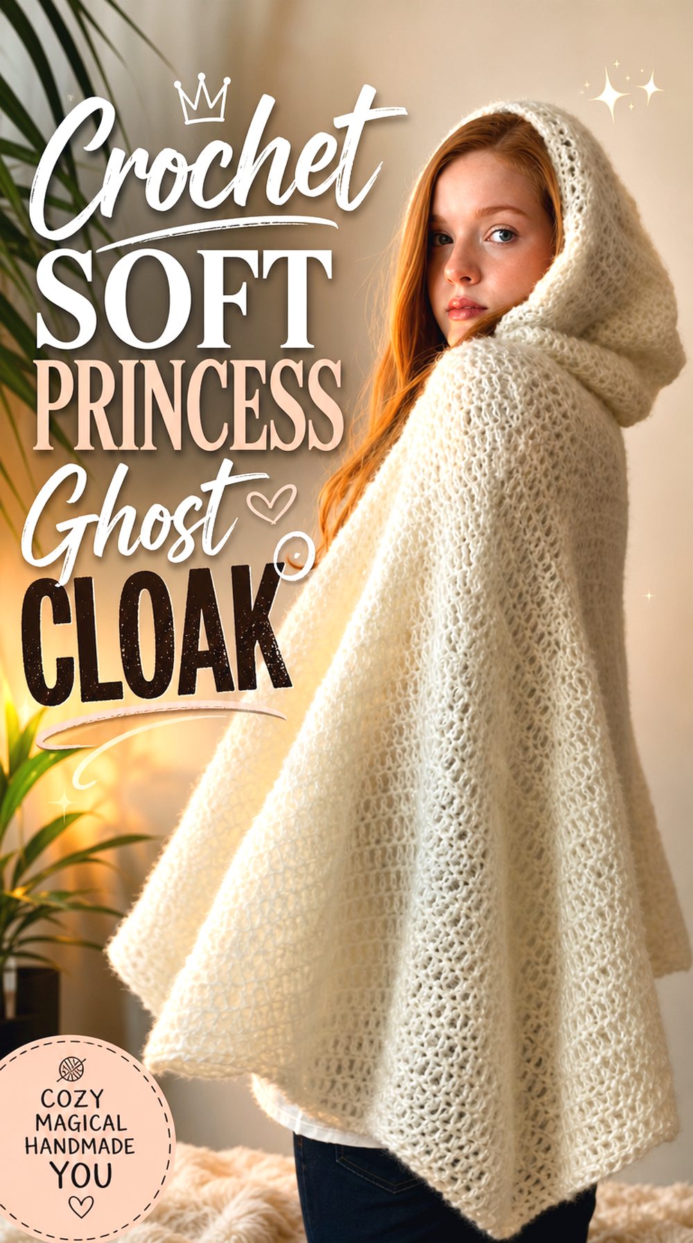 Crochet Soft Princess Ghost Cloak