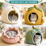 Crochet Cozy Cat Pod Bed Ideas for Snug Nests and Hideaways