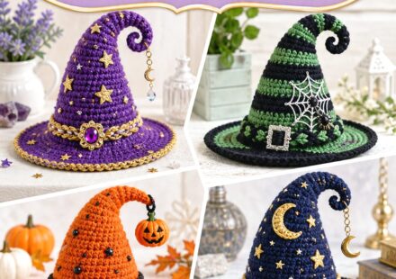 Crochet Enchanted Witch Hat Ideas for Costumes, Decor, and Mini Accessories