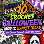 Crochet Halloween Mosaic Blanket Ideas for Spooky Seasonal Throws and Panels