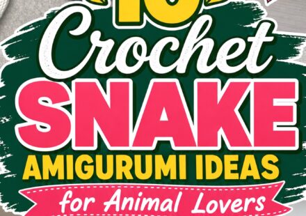 Crochet Snake Amigurumi Ideas for Animal Lovers Who Like Cute Handmade Creatures