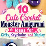 Cute Crochet Monster Amigurumi Ideas for Gifts, Keychains, and Display