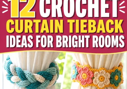 Crochet Curtain Tieback Ideas for Bright Rooms
