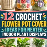 Crochet Flower Pot Cover Ideas for Neater Indoor Plant Displays