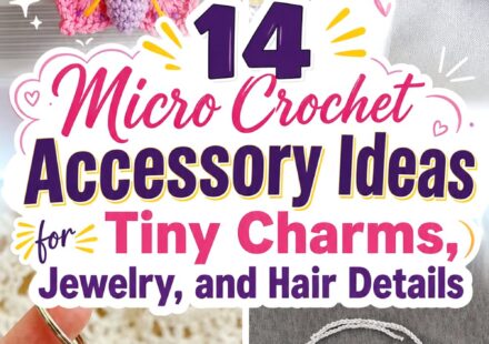 Micro Crochet Accessory Ideas for Tiny Charms, Jewelry, and Hair Details