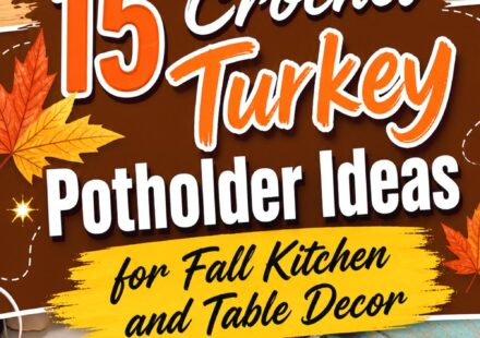 Crochet Turkey Potholder Ideas for Fall Kitchen and Table Decor