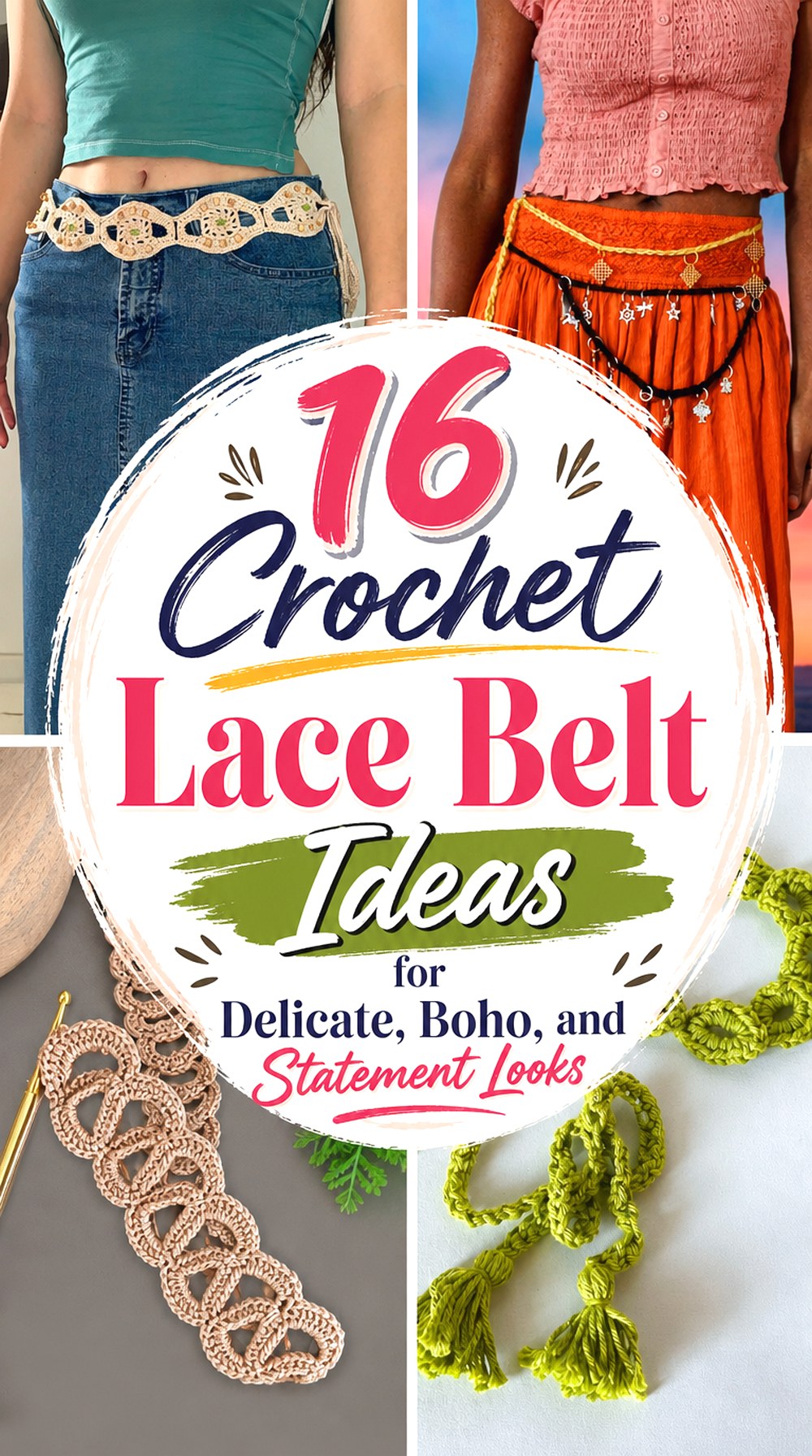 Crochet Lace Belt Ideas for Delicate, Boho, and Statement Looks