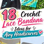 Crochet Lace Bandana Ideas for Airy Headscarves