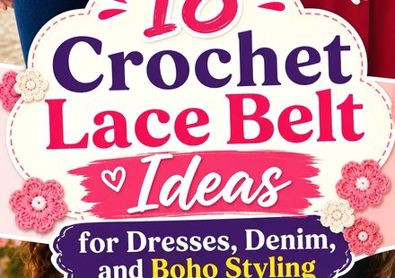 Crochet Lace Belt Ideas for Dresses, Denim, and Boho Styling