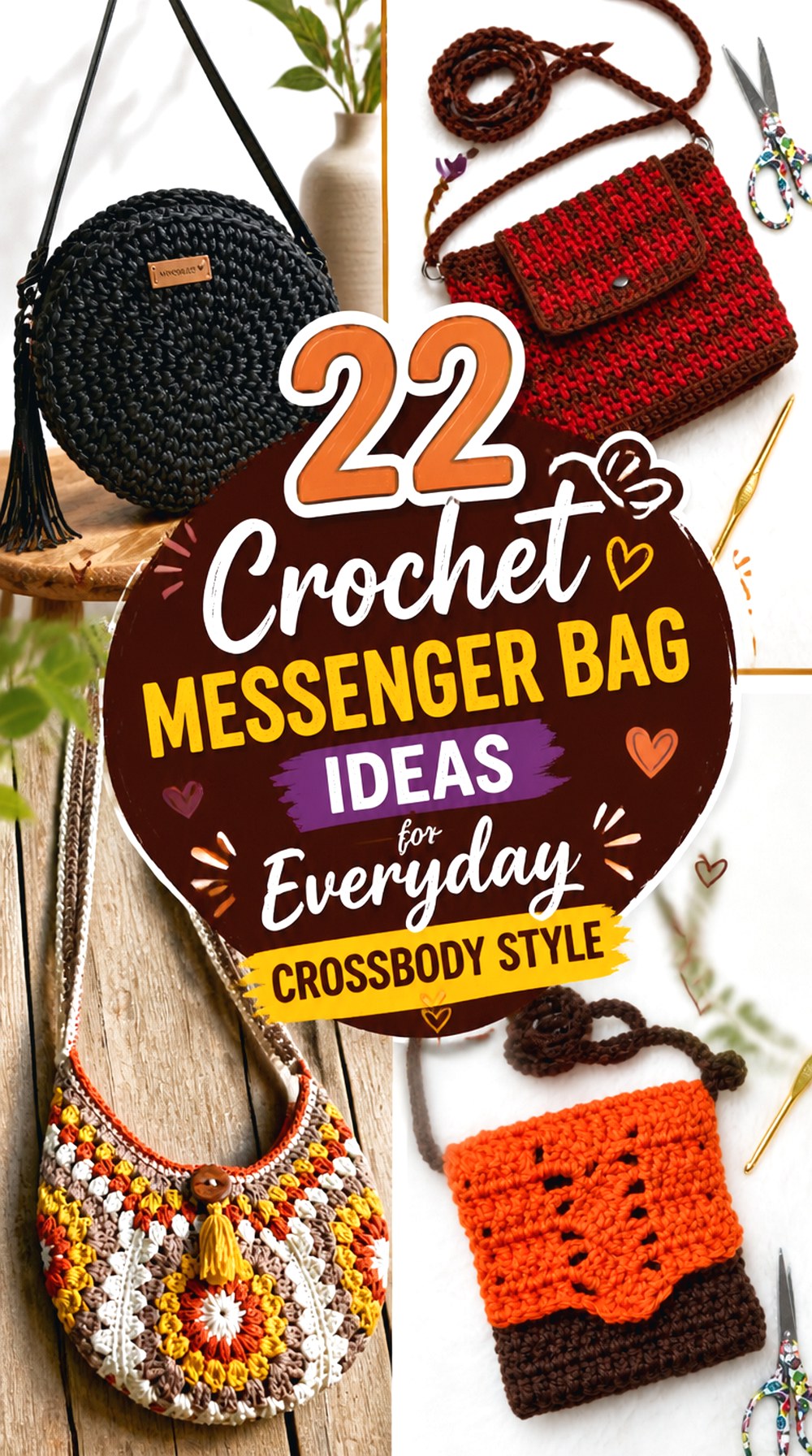 Crochet Messenger Bag Ideas for Everyday Crossbody Style