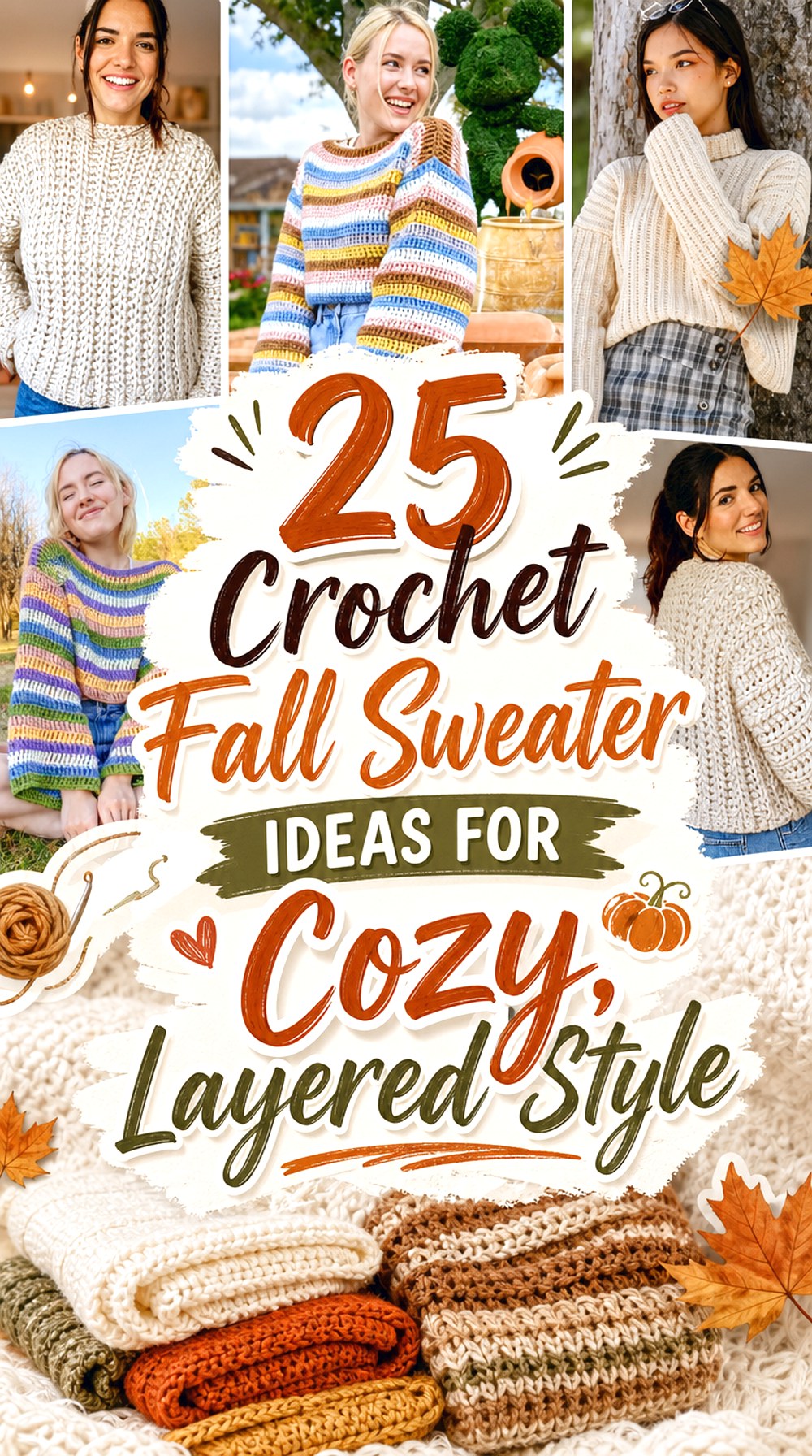 Crochet Fall Sweater Ideas for Cozy, Layered Style