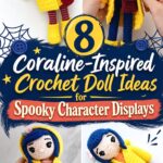 Coraline Inspired Crochet Doll Ideas for Spooky Character Displays