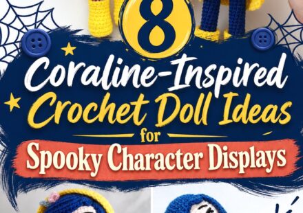 Coraline Inspired Crochet Doll Ideas for Spooky Character Displays
